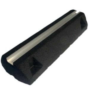 Kit de 2 Pieds avec support caoutchouc et rail alu