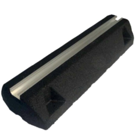 Kit de 2 Pieds avec support caoutchouc et rail alu