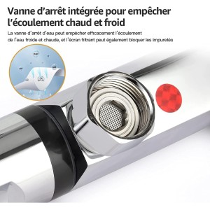 Mitigeur de Douche Thermostatique à Fixation Murale Mitigeur de Douche Thermostatique à Fixation Murale