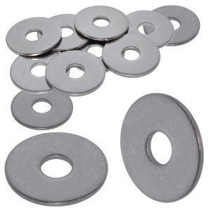 Rondelles Métal M6 : 50 Pièces Extra Large (Diam.int 6,4mm x Diam.ext 24mm)