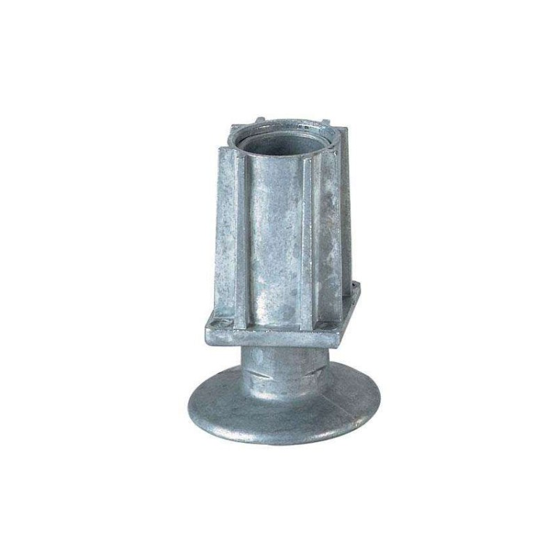 Vérin réglable 35x35mm zamac naturel - flange Vérin réglable 35x35mm zamac naturel - flange