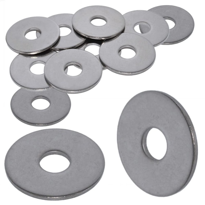 Rondelles inox Métal M5 : 50 Pièces Extra Large (Diam.int 5,3mm x Diam.ext 20mm) Rondelles inox Métal M5 : 50 Pièces Extra Large (Diam.int 5,3mm x Diam.ext 20mm)