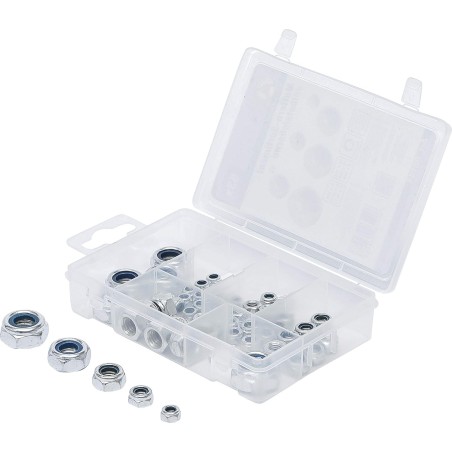 Assortiment d’écrous - autobloquants - métriques - M4 à M12