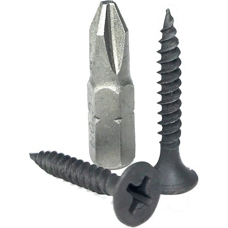 Lot 1500 pièces Vis auto perceuses 25mm Placoplatre