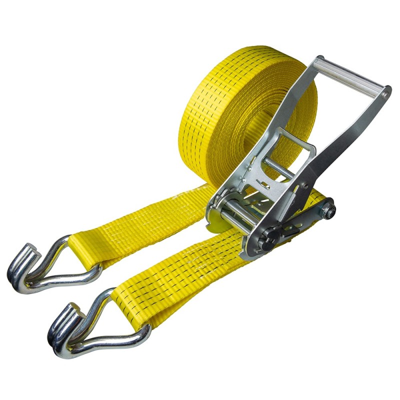 Sangle d’arrimage avec cliquet – 50 mm x 9 mètres Sangle d’arrimage avec cliquet – 50 mm x 9 mètres