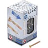 Lot de 150 Vis 4,0 x 40 mm multifonctions cruciforme PZ2