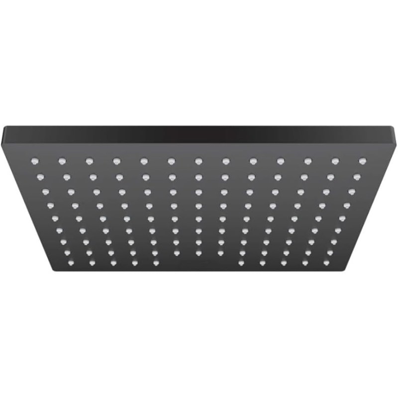 Tête de douche noir avec 1 type de jet 230 x 170 mm Tête de douche noir avec 1 type de jet 230 x 170 mm
