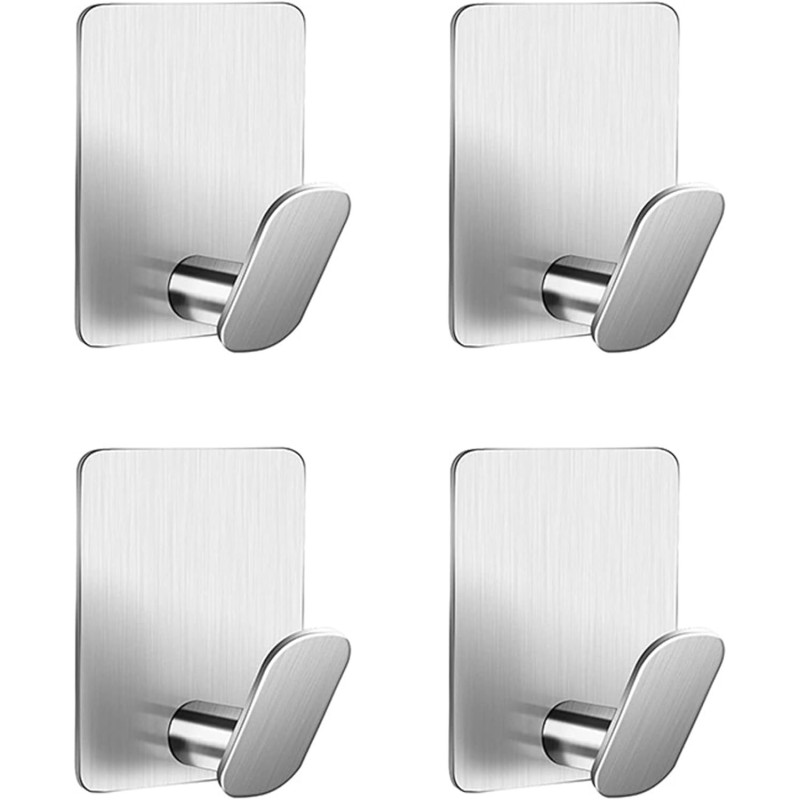 4 crochets Adhésifs Porte Serviette Salle de Bain 4 crochets Adhésifs Porte Serviette Salle de Bain