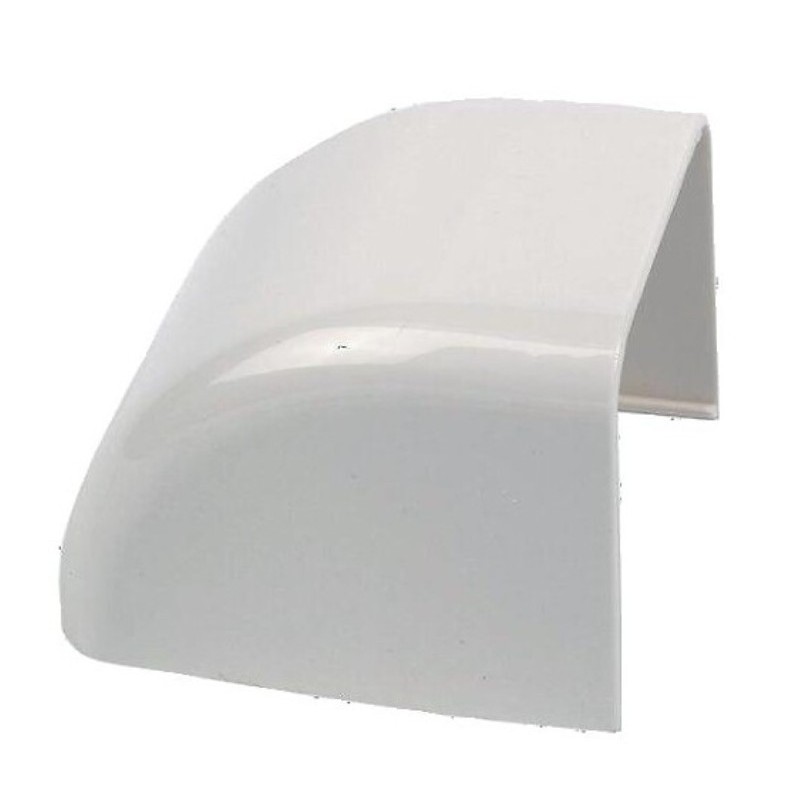 Embout de finition blanc pour goulotte 80x60 mm - EID Embout de finition blanc pour goulotte 80x60 mm - EID