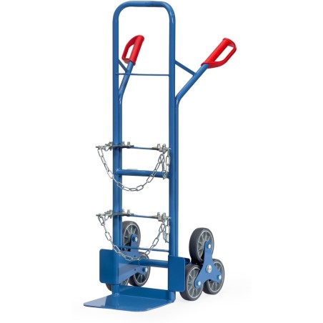 Diable escalier porte-bouteilles