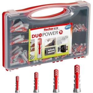 280 Chevilles bi-matière et tous matériaux DuoPower/RedBox