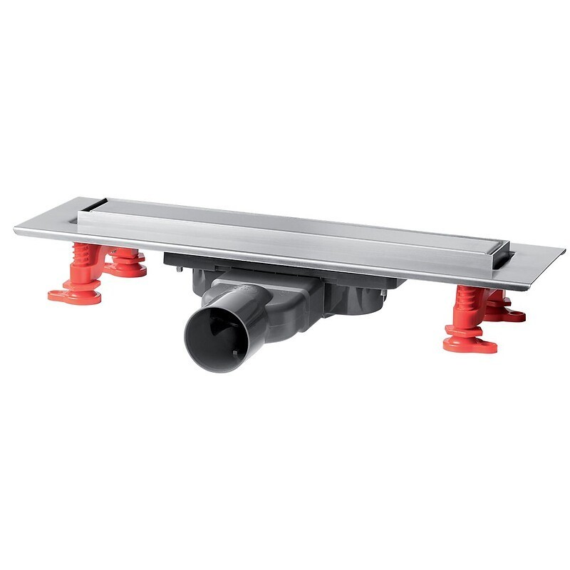 Caniveau de douche Venisio Slim extra-plat 50 mm avec siphon à membrane - Wirquin Pro Caniveau de douche Venisio Slim extra-plat 50 mm avec siphon à membrane - Wirquin Pro