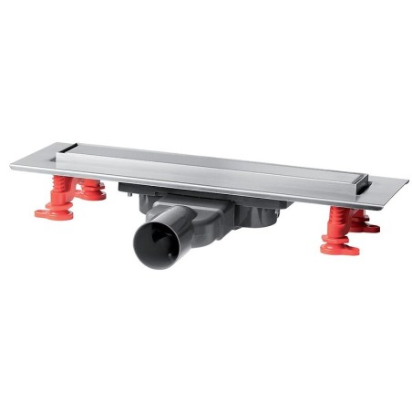 Caniveau de douche Venisio Slim extra-plat 50 mm avec siphon à membrane - Wirquin Pro