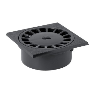 Siphon de cour PVC à emboîture incorporée - NICOLL