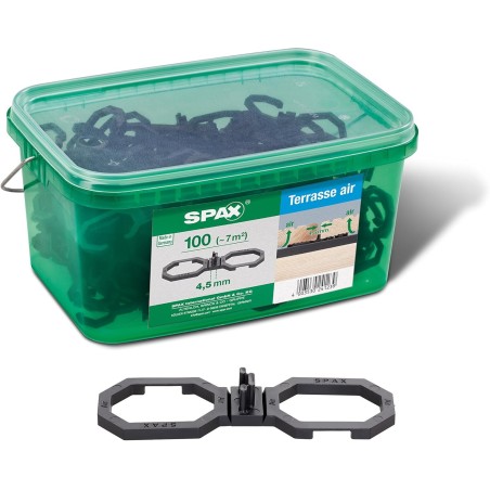 Spax Air pour terrasse 100 pièces