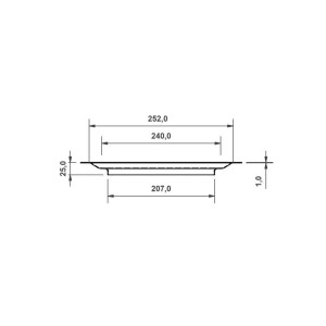 Collerette inox pour jvo-0140 - sans joint vide-ordures Collerette inox pour jvo-0140 - sans joint vide-ordures