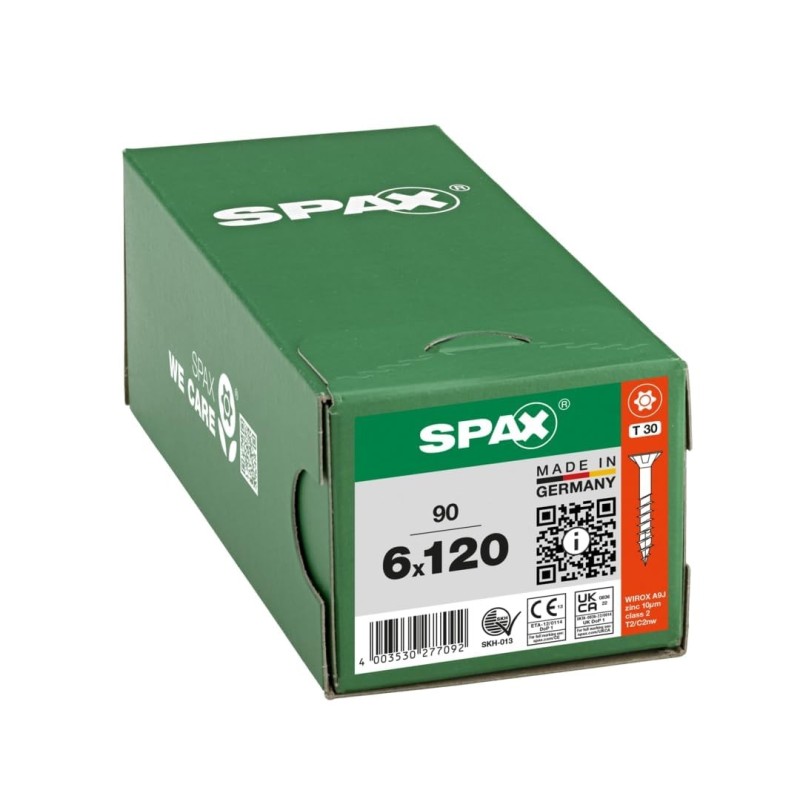90 Vis universelle 6 x 120 mm - SPAX 90 Vis universelle 6 x 120 mm - SPAX