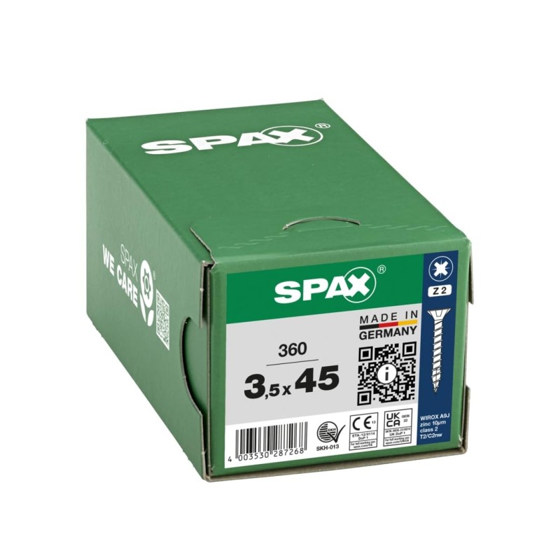 Vis universelle 3,5 x 45 mm, 360 pièces Vis universelle 3,5 x 45 mm, 360 pièces