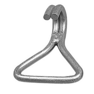 Crochet double soudé pour sangle 45 mm