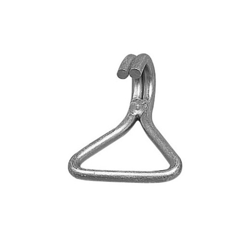 Crochet double soudé pour sangle 45 mm Crochet double soudé pour sangle 45 mm