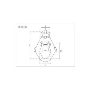 Anneau d’arrimage pour benne grade 100 - 6700 kg