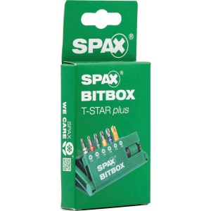 Porte embouts SPAX - T-STAR Plus - 6 embouts 25 mm Porte embouts SPAX - T-STAR Plus - 6 embouts 25 mm