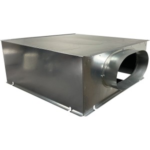 Plénum prédécoupé isolé 5 faces pour grille GRABLPP5959 560x560 mm - AXELAIR