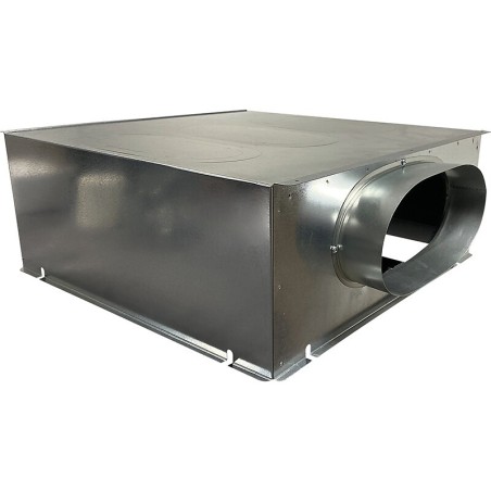 Plénum prédécoupé isolé 5 faces pour grille GRABLPP5959 560x560 mm - AXELAIR