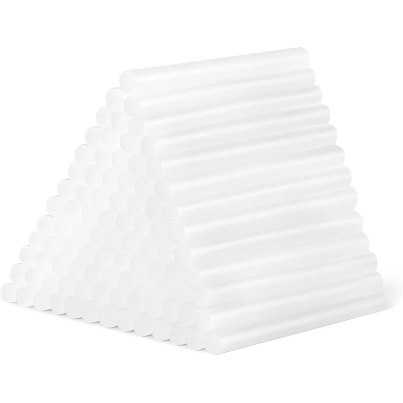 100 Bâtons de colle chaude, taille mini 10,2 x 0,7 cm