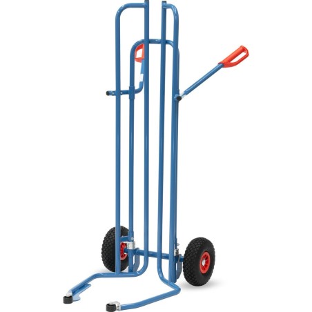 Diable pour pneumatiques avec rouleaux de démarrage