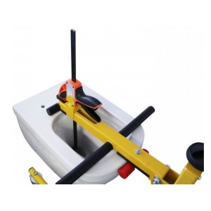 Chariot d'aide au montage de cuvette WC