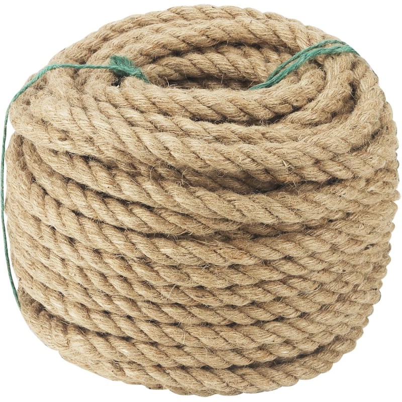 Corde 12 mm de Chanvre tressée Corde 12 mm de Chanvre tressée