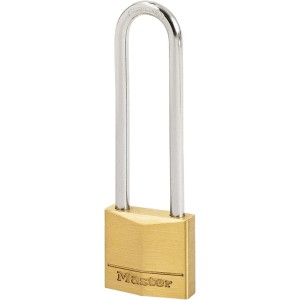 Cadenas en laiton 30 mm pour cave, malle, vestiaire, Serrure à clé - Anse longue