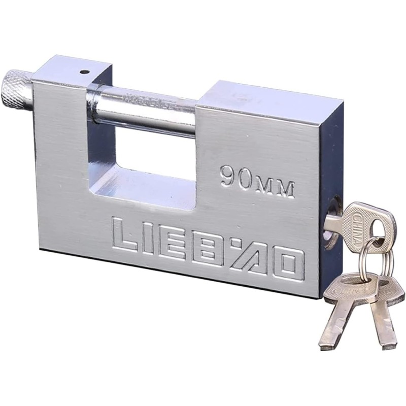 Cadenas Haute Sécurité Extérieur Ultra Robuste avec 3 Clés