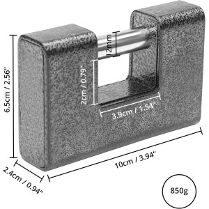 Cadenas Extérieur Ultra Robuste avec 4 Clés