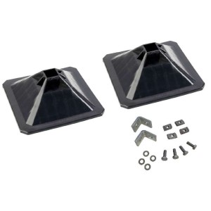 Pied sans tige supports en h - jeu de 2 pieds + fixations