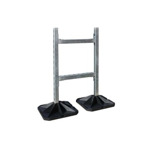 Pied sans tige supports en H 600x600mm - 1 kit (2 pieds)