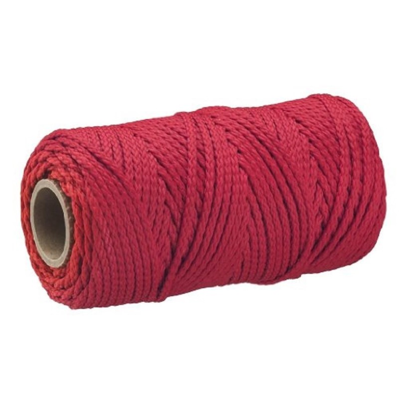 Corde Multi-Usage Polypropylène 1,7 mm x 100 m Rouge Corde Multi-Usage Polypropylène 1,7 mm x 100 m Rouge
