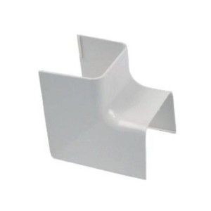 Coude 90° angle intérieur blanc pour goulotte 80x60 mm - EID