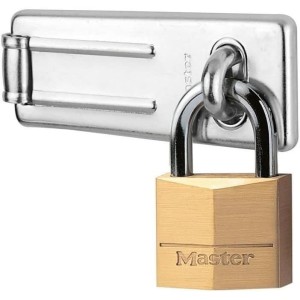 Moraillon de Porte avec cadenas - MASTERLOCK