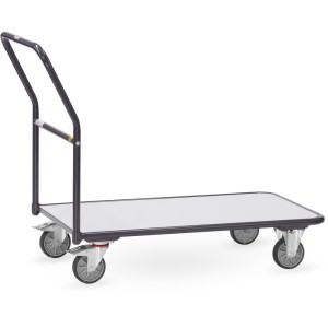 Chariot de magasin ESD 1000x600 mm à dossier de poussée