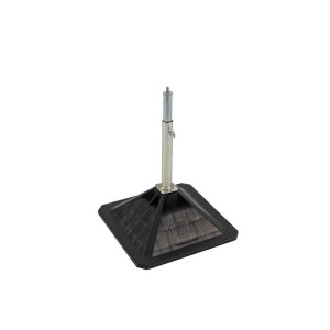 Support de tube télescopique réglable pour support en H