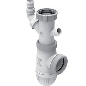 Siphon d'évier Connectic à prise machine à laver - VALENTIN