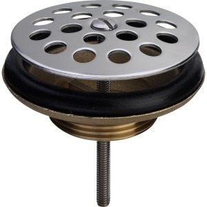 Bonde à grille laiton pour évier en grès 80 mm - VIEGA