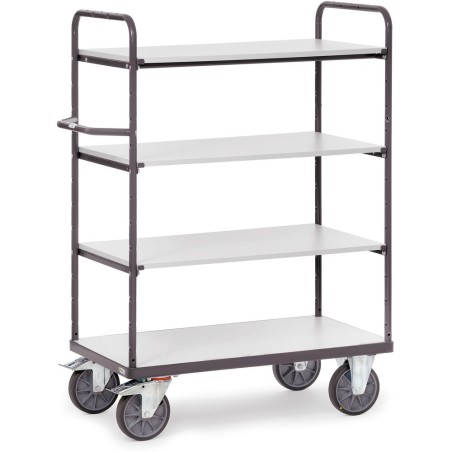 Chariot ESD haut à plateaux 500 kg avec 4 plateaux