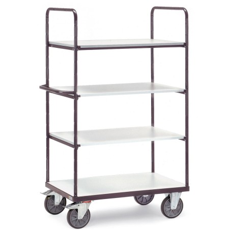 Chariot ESD 600 kg haut à 4 plateaux 600 kg