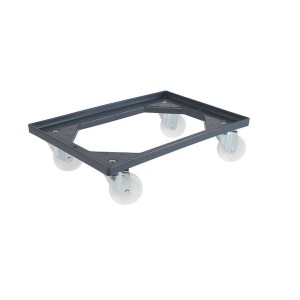 Chariot de transport 4 roues pivotantes en PP - Cadre en PP