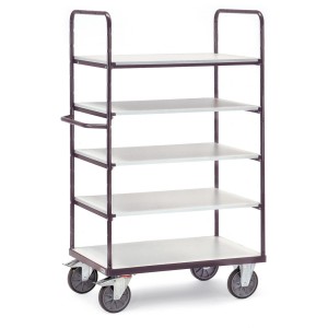 Chariot ESD 5 plateaux haut à plateaux 600 kg