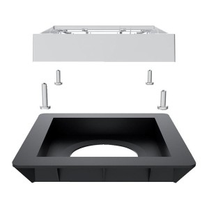 Bonde de sol extra plate avec grille finition inox - VALENTIN