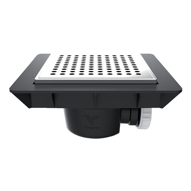 Bonde de sol extra plate avec grille finition inox - VALENTIN Bonde de sol extra plate avec grille finition inox - VALENTIN